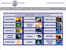 Tablet Screenshot of brainwavewizard.com